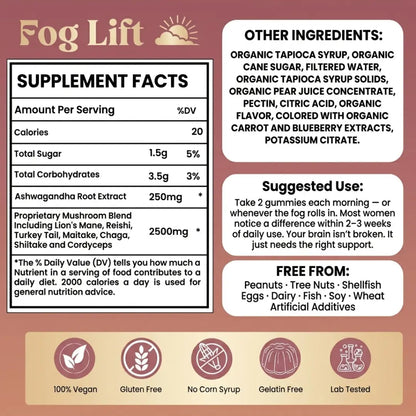 Fog Lift Mushroom Gummies